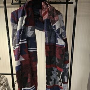 Old Navy Multicolor Patterned Scarf